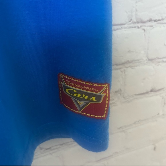 Vtg Disney Pixar Cars Lightning McQueen and Tow Mater graphic shirt youth Large - Picture 6 of 6